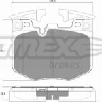 TOMEX brakes TX 19-86 - Тормозные колодки, дисковые, комплект